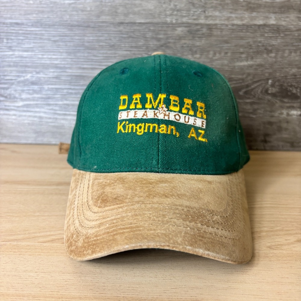 Dambar Steakhouse Hat Cap Strap Back Green Embroidered Kingman Arizona
